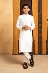 Shahjahan - OffWhite Kurta Trouser - 2 Piece