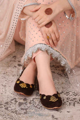 JootiShooti - Mehvar Cocoa Brown Khussa For Women