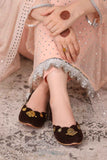 JootiShooti - Mehvar Cocoa Brown Khussa For Women