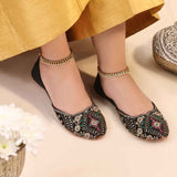JootiShooti - Regalia Noir Heirloom Khussa For Women