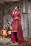 Zaaviay - Jugni - Pink - Raw Silk - 3 Piece