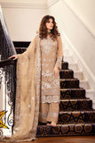 Kaanchi London - Maham - Beige - Organza Shirt - 3 Piece - Studio by TCS