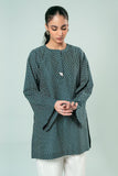 FOZIA KHALID - Dotted Printed Kurta - Cotton - 1 Piece