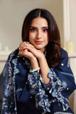 Cross Stitch - MIDNIGHT AURA Lawn Unstitch Suit For Women - 3 Piece