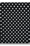 Black Wolf - BLACK SMALL POLKA DOTS SILK ASCOT - 1 Piece