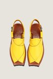 Navado - Kaptaan Chappal Yellow For Men