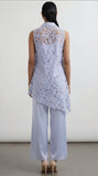 Reema Ahsan - Noa Organza Suit For Women - Light Blue - 3 Piece