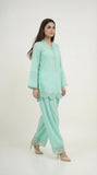 Reema Ahsan - Zira Lawn Suit For Women - Sea Green - 2 Piece