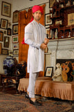 Arif Ashraf - Heeraa - Ivory White - Raw Silk - 2 Piece