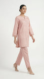 Reema Ahsan - Tavia Cotton Suit For Women - Light Pink - 2 Piece