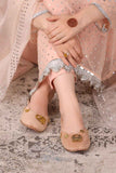 JootiShooti - Mehvar Blush Cream Khussa For Women