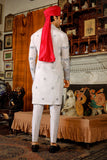 Arif Ashraf - Heeraa - Ivory White - Raw Silk - 2 Piece