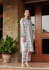 Zarasi - Breeze | Timeless Bloom - Stitched Lawn Suit - 2 Piece