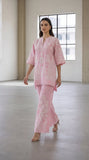 Reema Ahsan - Kiya Lawn Suit For Women - Light Pink - 3 Piece