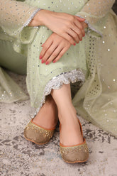 JootiShooti - Zarmin Gold Khussa For Women