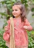 Modest - Maysuri Frock For Girl - Pink - 3 Piece