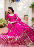 Allure by Ih - MEHAK - Chiffon & Silk - Magenta - 4 Piece