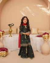 Kidoz Kloset - Emarald Aura Gharara For Girl
