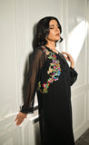 Insia Sohail - Bird Of Paradise - Black - Georgette - 2 Piece