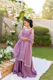 Alishba Kashif - AMETHYST ROMANCE - purple - silk - 3 Piece
