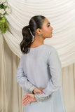 Alishba Kashif - AYLA - Powder blue - Korean Rawsilk - 1 Piece