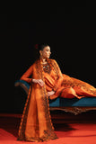 Maria Osama Khan - Aabroo-e-Jashan - orange - ORGANZA & Grip silk - 3 Piece