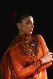 Maria Osama Khan - Aabroo-e-Jashan - orange - ORGANZA & Grip silk - 3 Piece