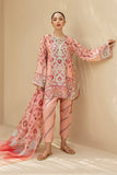 Sania Maskatiya - Aiva (C) - Cotton Net , Crepe , Khaddi Silk , Organza - Millennial Pink - 3 Piece