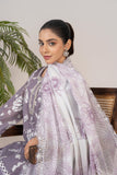Laleen - Amaira Cotton Silk Suit For Women - Purple - 3 Piece