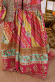 Reema Ahsan - Amal - Shamoos silk & Net - Multi & Green - 3 Piece