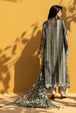 Sania Maskatiya - Amber Cotton Net & Raw Silk Suit For Women - Dove Grey - 3 Piece