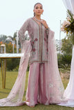 Reema Ahsan - Anamta - Tissue & Net - Rose pink - 3 Piece