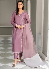 Laleen Anchal Suit Purple 3 Piece