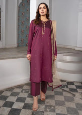 Laleen Anmol Suit Plum 3 Piece
