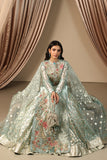 Musferah Saad - Aqua Princess - Ice Blue - Tissue & Organza - 2 Piece
