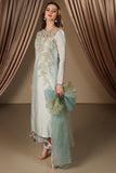 Musferah Saad - Ariana - Ice Blue - Tissue Silk & Organza - 3 Piece
