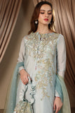 Musferah Saad - Ariana - Ice Blue - Tissue Silk & Organza - 3 Piece