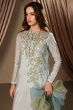 Musferah Saad - Ariana - Ice Blue - Tissue Silk & Organza - 3 Piece