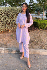Modest - Suhana - Cotton - Light Purple - 2 Piece