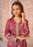 Modest - Maysuri Embroidered Suit For Girl - 3 Piece