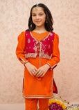 Modest - Toddler Orange Festive Dress | 9035 - Girls 3 Piece Suit - Rawsilk