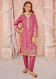 Modest - Maysuri Embroidered Suit For Girl - Maroon - 3 Piece