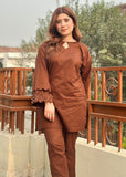 Modest - Azure - Cotton - Brown - 2 Piece