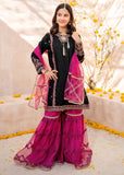 Modest - Rawsilk Embroidered Gharara For Girl - 3 Piece
