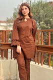 Modest - Azure - Cotton - Brown - 2 Piece