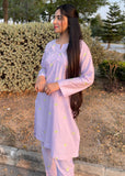 Modest - Suhana - Cotton - Light Purple - 2 Piece
