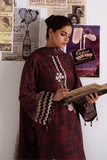 Cross Stitch - Floral Melody - Khaddar Printed Suit - 3 Piece - Unstitch