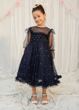 Modest - Net Pearl Frock For Girl - Pearl - 1 Piece