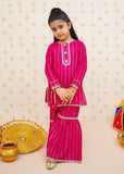 Modest - Toddler 3 Piece Cotton Gharara Set - Pink | 9540