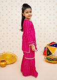 Modest - Toddler 3 Piece Cotton Gharara Set - Pink | 9540